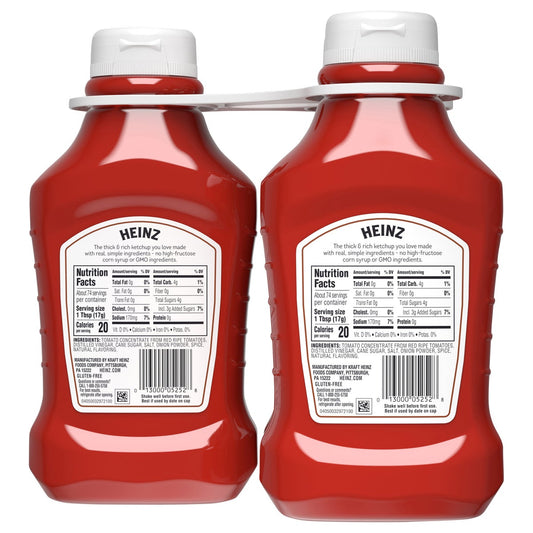 Heinz Simply Tomato Ketchup bottle pack