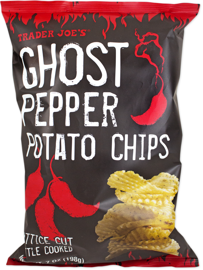 Trader Joe's Ghost Pepper Potato Chips bag
