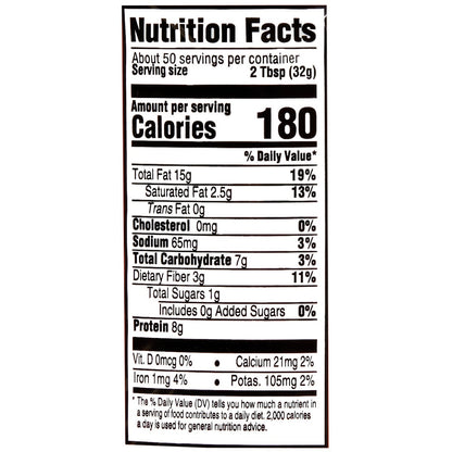 Kirkland Signature peanut butter jar front label
