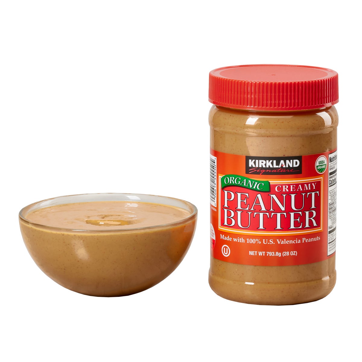 Kirkland Signature peanut butter 28 oz jar
