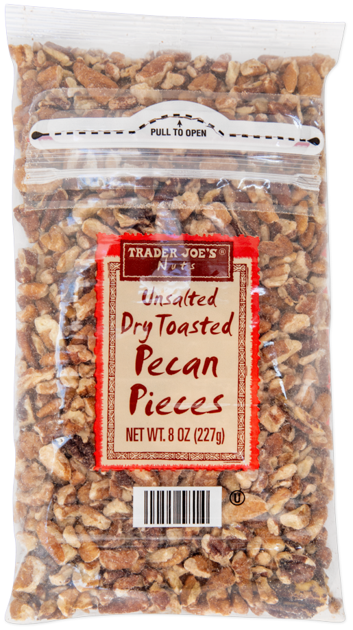 Trader Joe's dry toasted unsalted pecan pieces