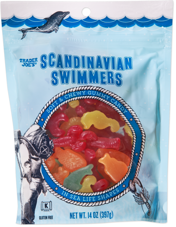 Trader Joe's Scandinavian Swimmers gummy candy