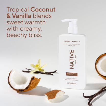 Native moisturizing hair care with 11 ingredients