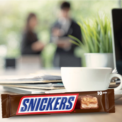 Individually wrapped SNICKERS fun size candy bars