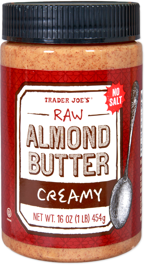 Trader Joe's creamy raw unsalted almond butter