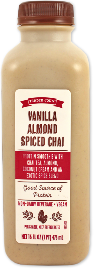 Trader Joe's Vanilla Almond Spiced Chai Protein Smoothie