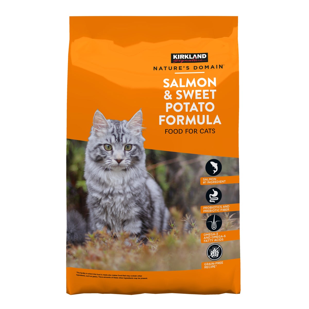 Kirkland Signature Nature's Domain grain-free cat food 18 lb bag