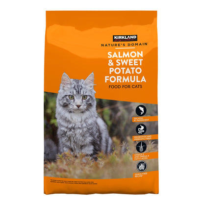 Kirkland Signature Nature's Domain grain-free cat food 18 lb bag