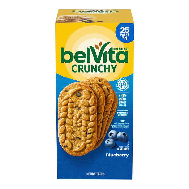 BelVita blueberry breakfast biscuits box
