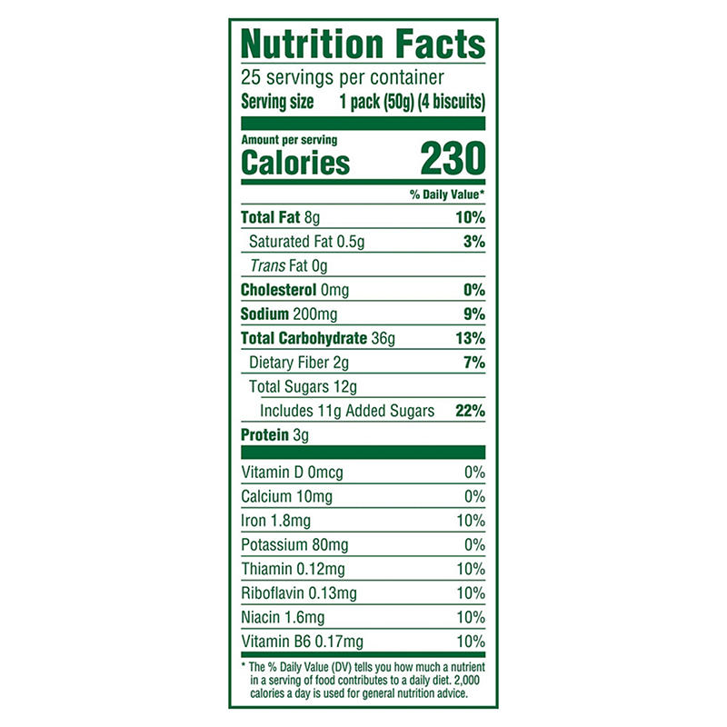 Blueberry biscuit snack with whole grains