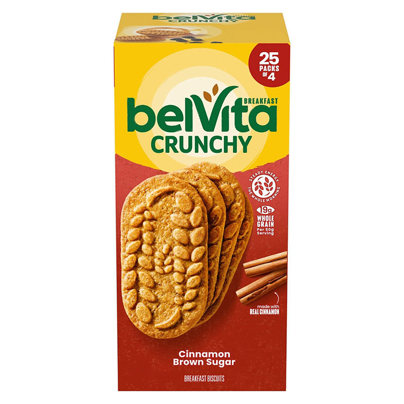 BelVita cinnamon brown sugar breakfast biscuits box