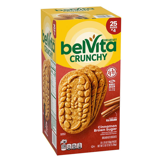 BelVita breakfast biscuits 25 pack front view