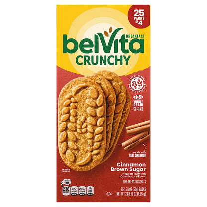BelVita crunchy breakfast biscuits with whole grains