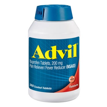 Advil Ibuprofen 200 mg pain reliever fever reducer 360 tablets