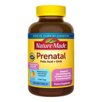 Nature Made Prenatal Folic Acid + DHA 150 softgels bottle