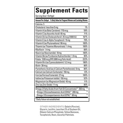 Nature Made prenatal supplement bottle for daily use