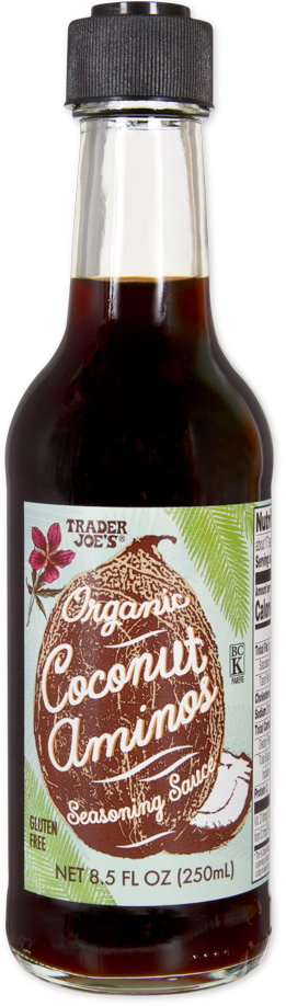 Trader Joe's Organic Coconut Aminos Seasoning Sauce bottle