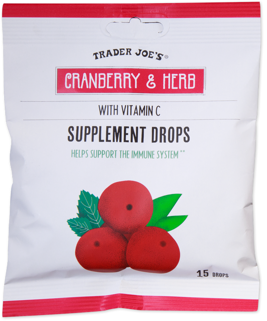 Trader Joe's Cranberry and Herb Supplement Drops