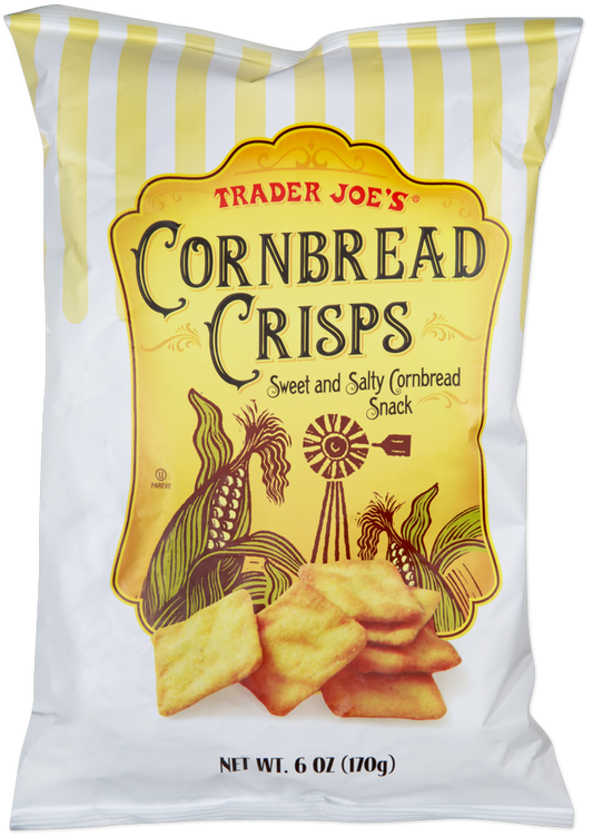 Trader Joe's Cornbread Crisps snack package