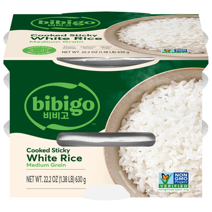 Bibigo Korean-style sticky white rice bowls