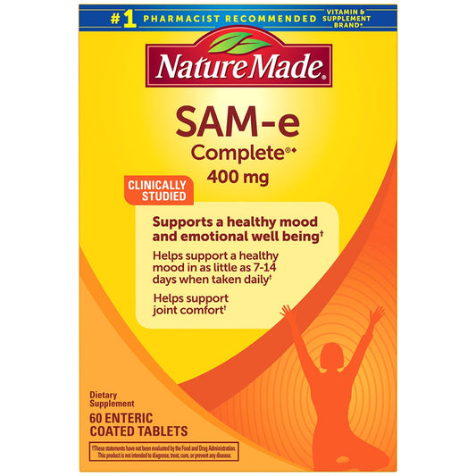 Nature Made SAM-e Complete 400 mg 60 tablets bottle