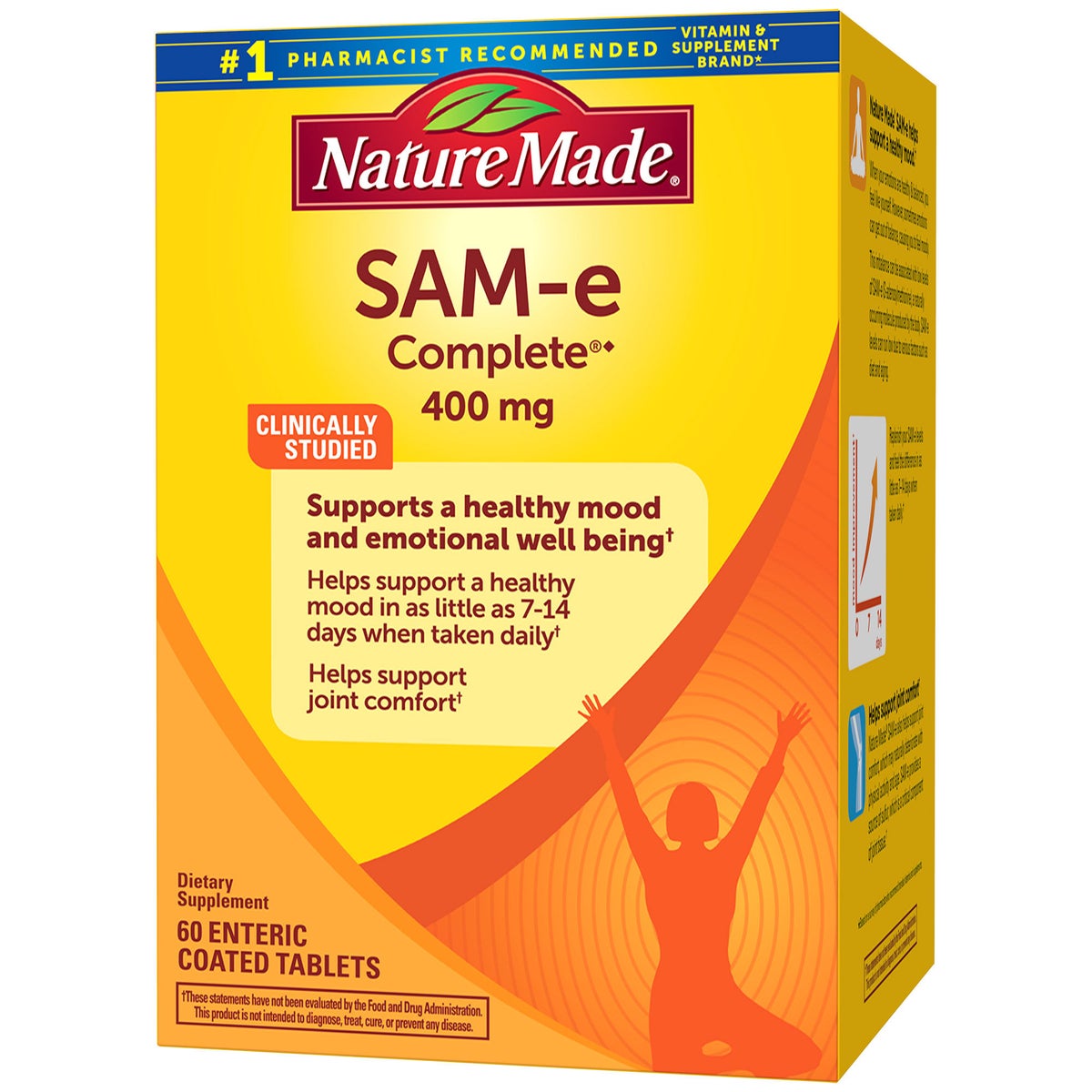 Nature Made SAM-e Complete tablet supplement packaging