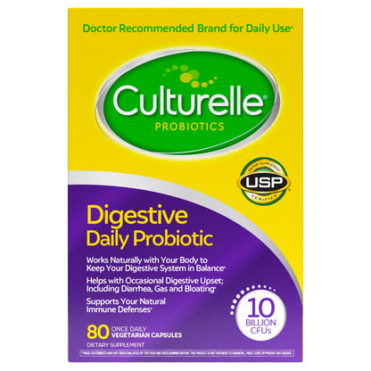 Culturelle Digestive Health Probiotic 80 vegetarian capsules