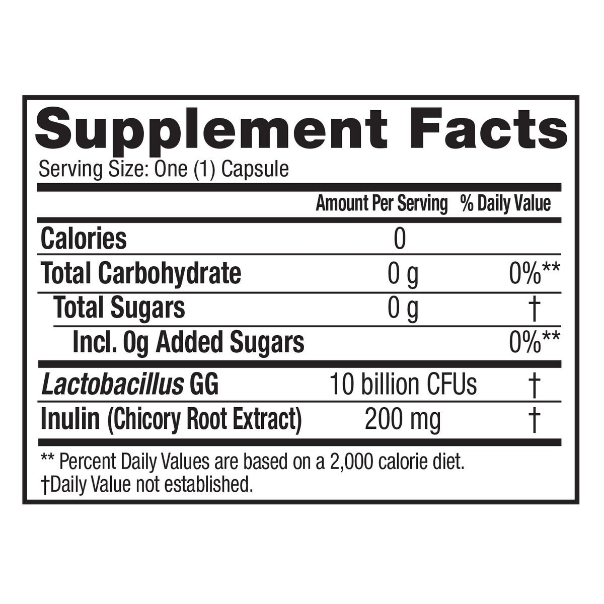 Culturelle daily probiotic supplement bottle front label