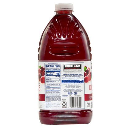 Kirkland Signature cranberry juice 2-pack packaging