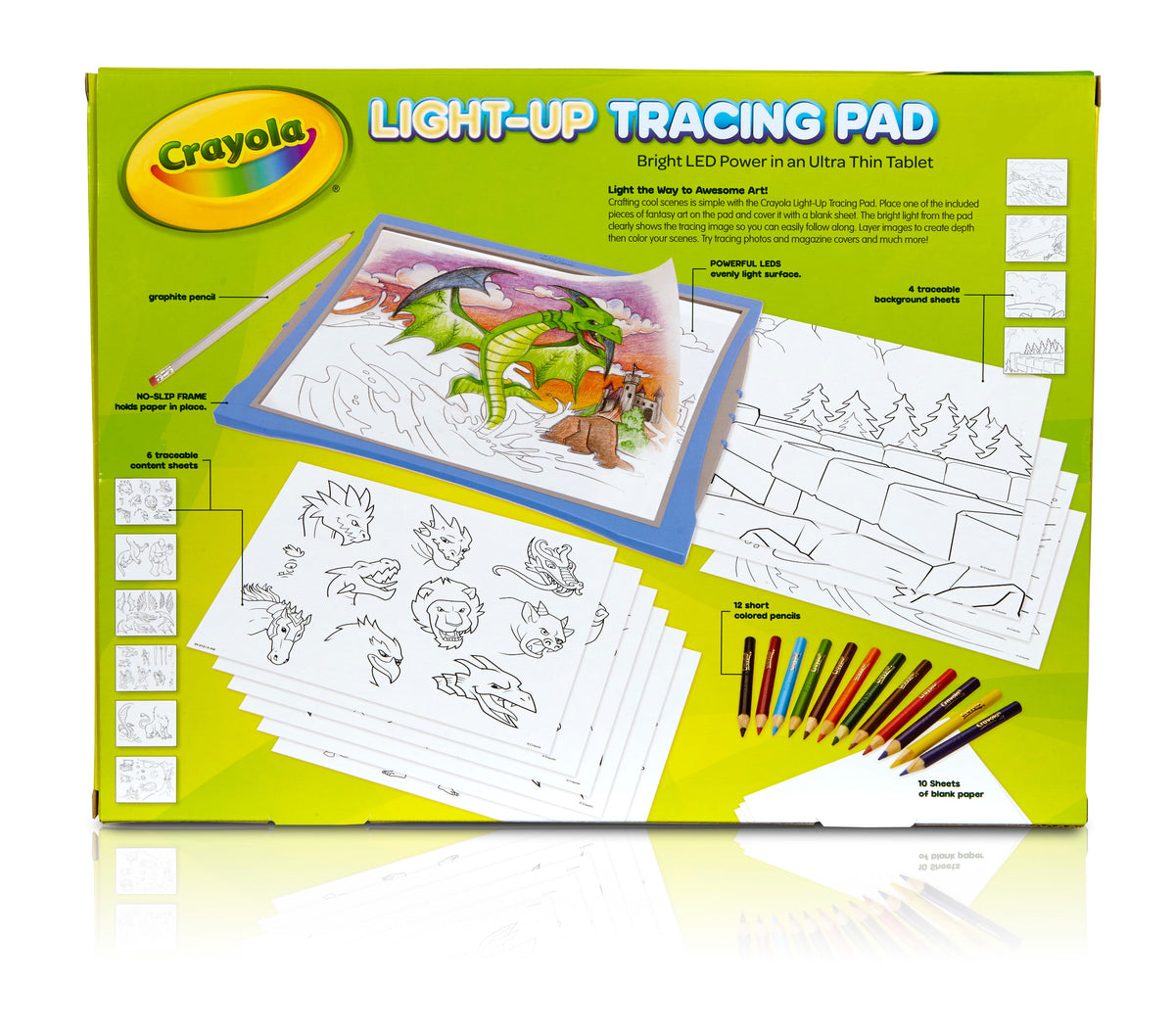 Blue light-up drawing pad by Crayola