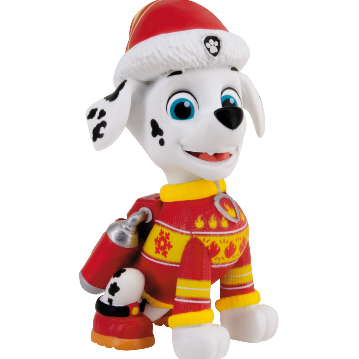 Paw Patrol Christmas ornament featuring festive Marshall