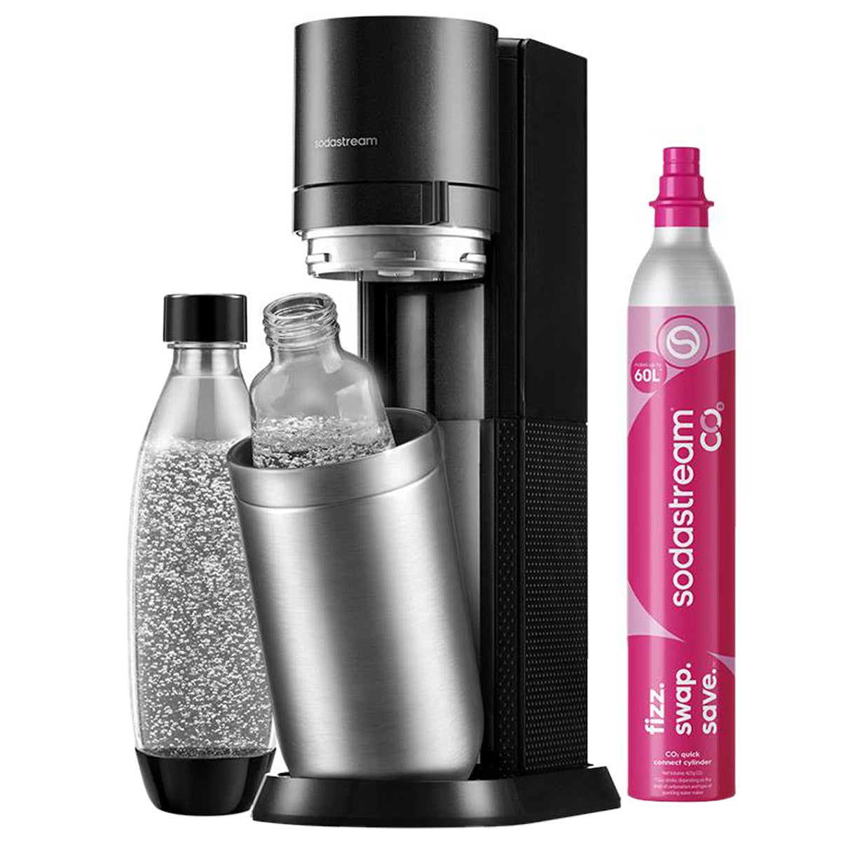 SodaStream DUO sparkling water maker with glass carafe
