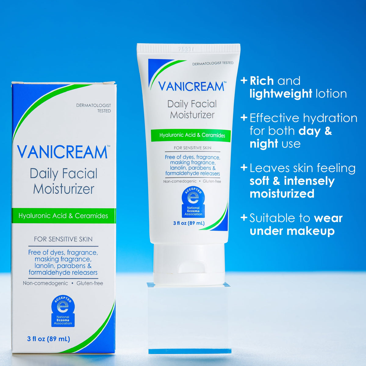 Vanicream daily moisturizing facial lotion