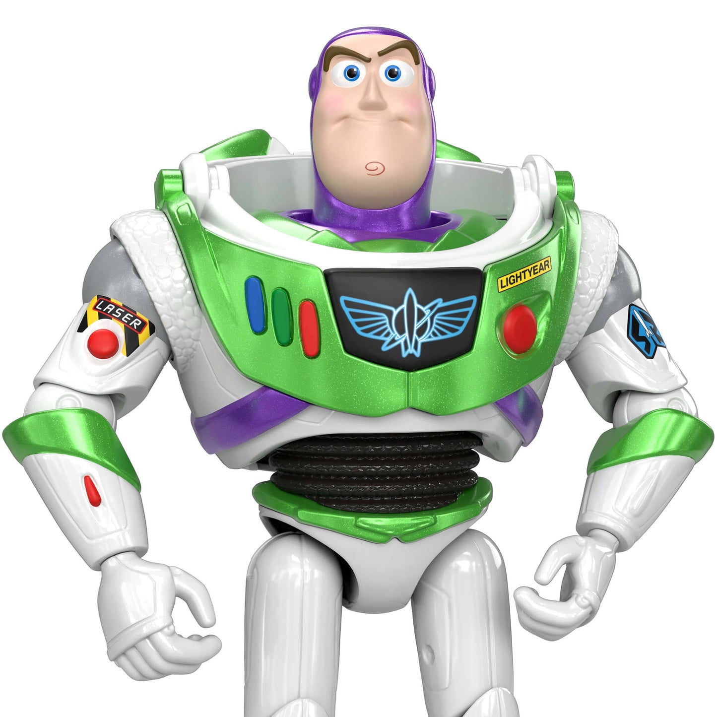 Buzz Lightyear action figure with articulated joints