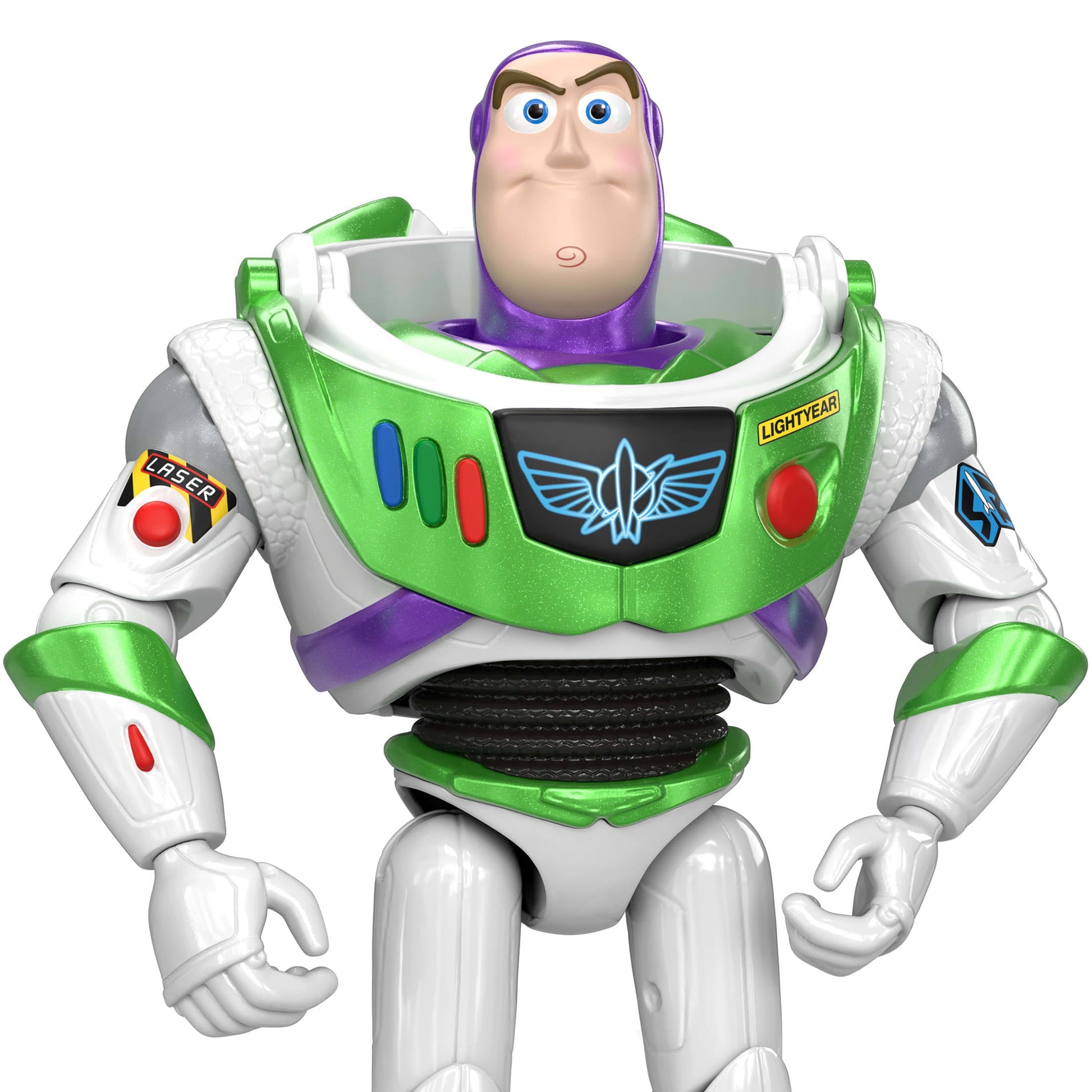 Buzz Lightyear action figure with articulated joints