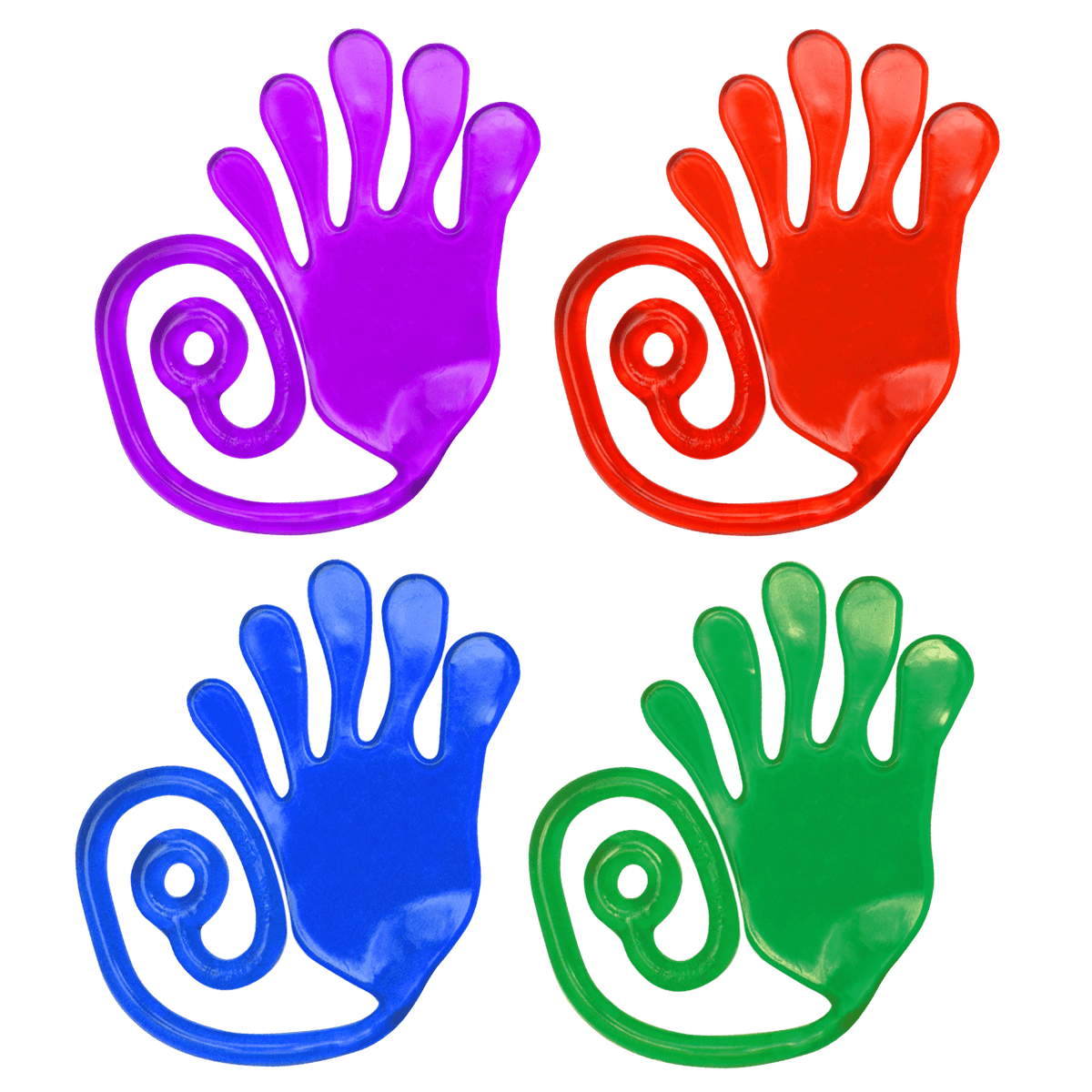 Washable TPR giant snap hand with varying colors