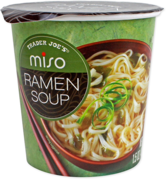 Trader Joe's vegan miso instant ramen soup