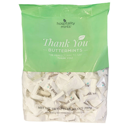 Hospitality Mints Thank You Buttermints 26 oz bag