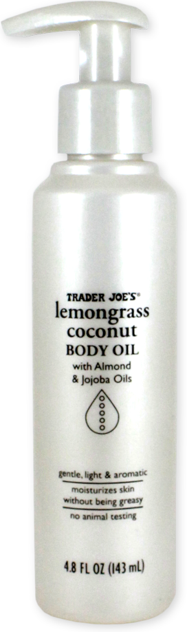 Trader Joe's Lemongrass Coconut Body Oil