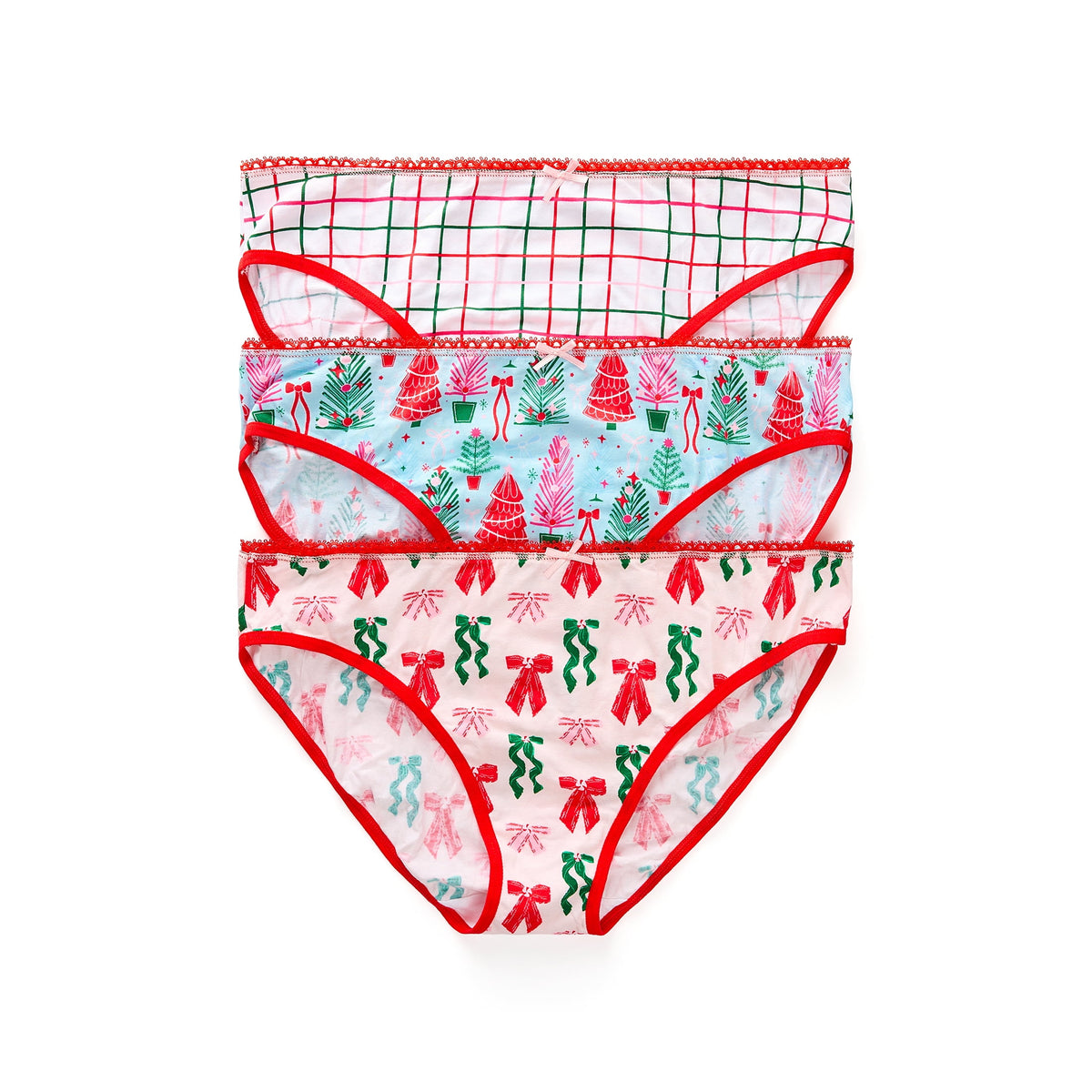 Cotton-rich women's hipster panties gift set