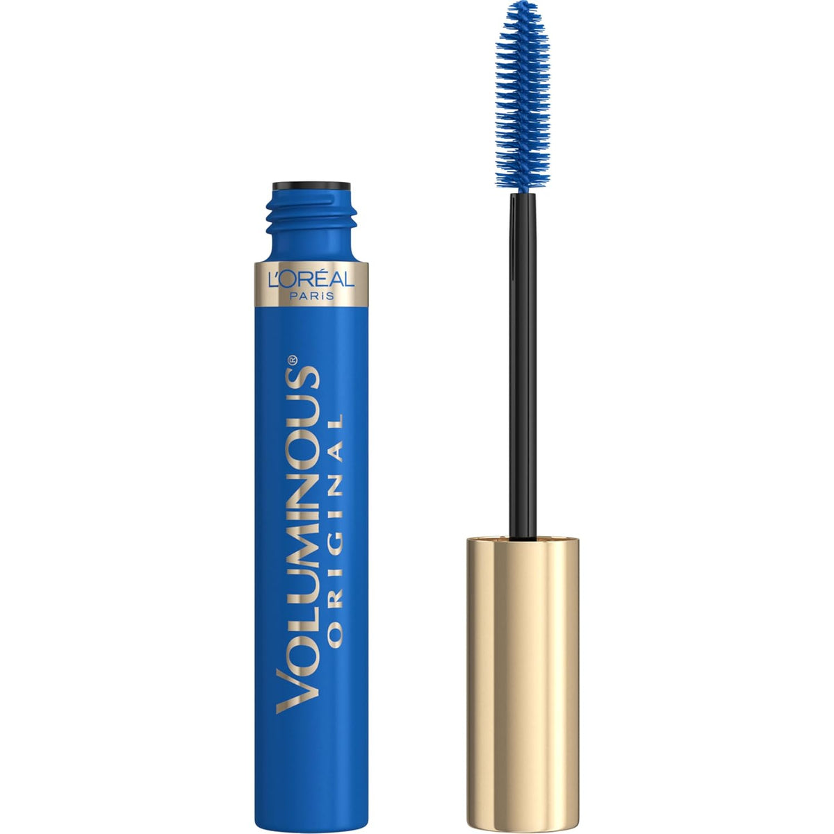 Cobalt blue volume building mascara tube