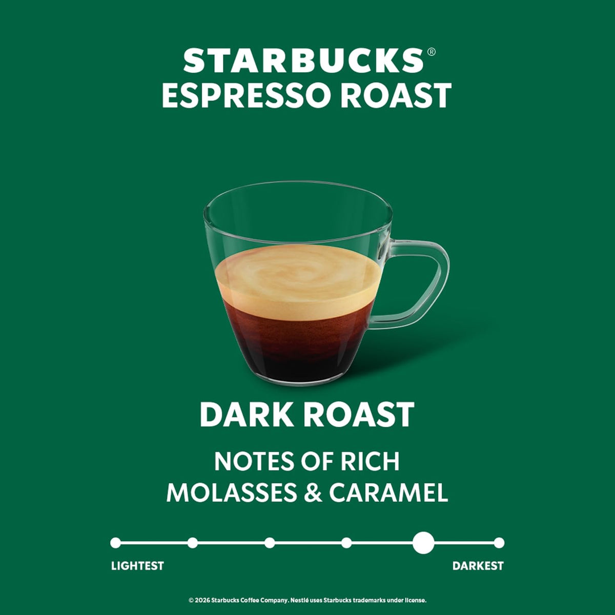 Starbucks dark roast espresso aluminum coffee capsules