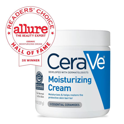 CeraVe fragrance-free moisturizing cream with ceramides