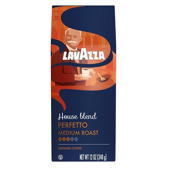 Lavazza House Blend Perfetto ground coffee 12oz bag