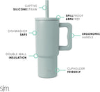 Kids Trek stainless steel tumbler with ergonomic handle
