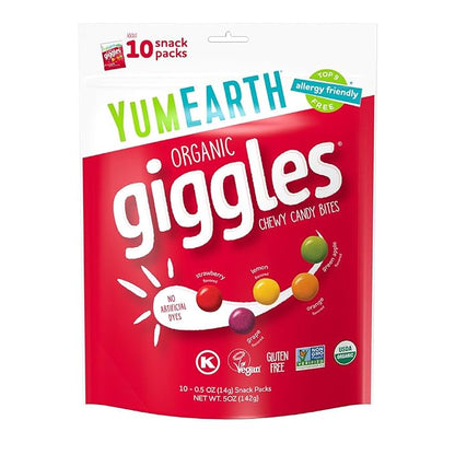 YumEarth organic chewy candy pack of 10
