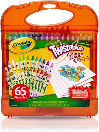 Kids coloring supplies with Crayola Pip-Squeaks markers