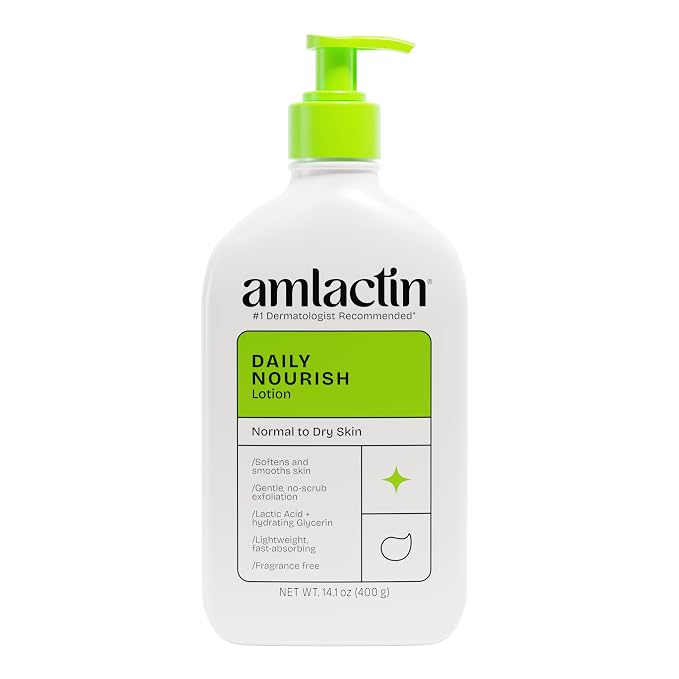 Amlactin Daily Nourish Body Lotion 14.1 oz pump bottle