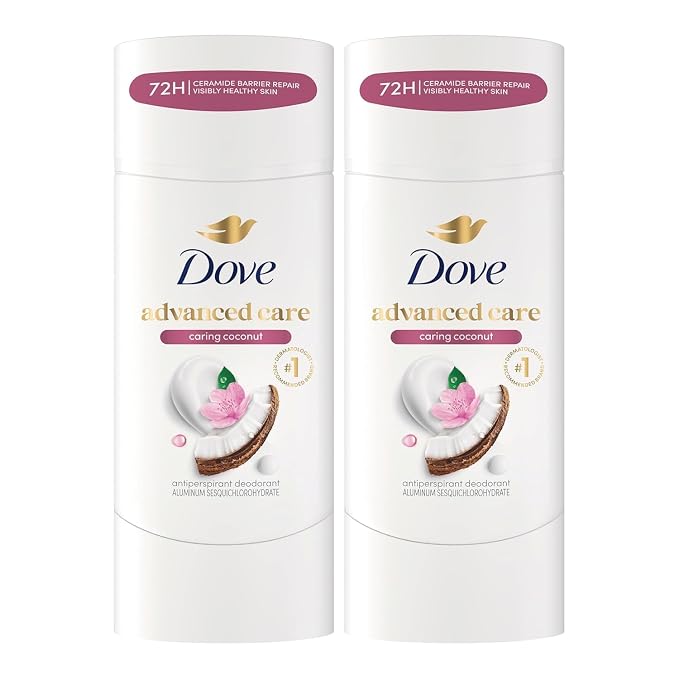 Dove Caring Coconut antiperspirant deodorant 2-count