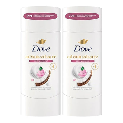 Dove Caring Coconut antiperspirant deodorant 2-count